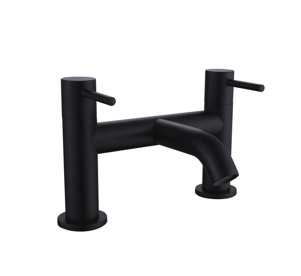 Aquarius Bath Mixer Matt Black Aquarius RF-Series Bath Filler Mixer Tap