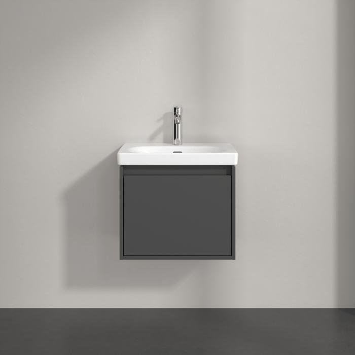 Villeroy & Boch Wall Mounted Vanity Unit Villeroy & Boch Skyla Wall Mounted 500mm One Drawer Vanity Unit with Basin