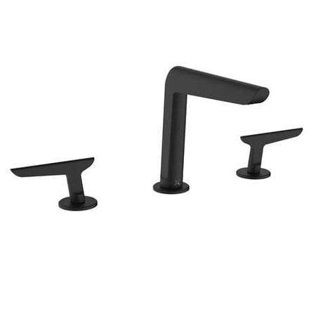 Crosswater 3 Tap Hole Basin Set Matt Black Crosswater Foile 3 Hole Basin Mixer Tap
