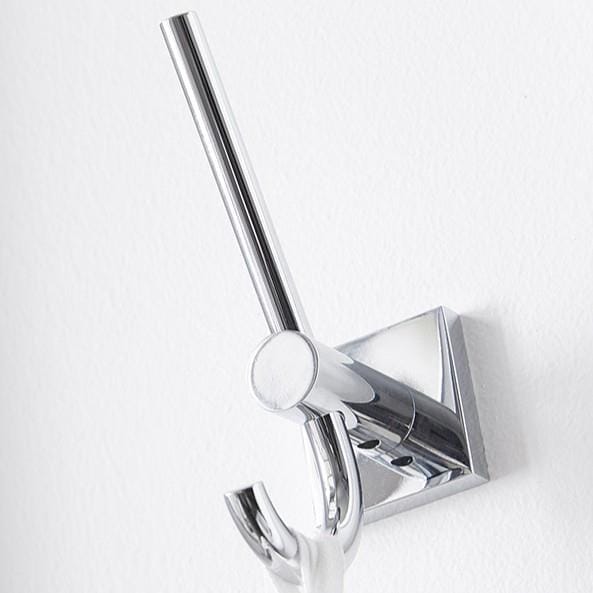 Miller Robe Hook Miller Atlanta Double Robe Hook in Chrome