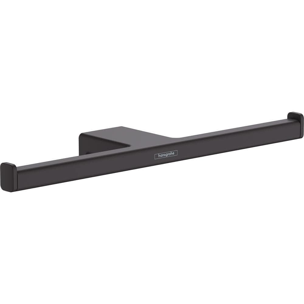 Hansgrohe Toilet Roll Holder Matt Black Hansgrohe Addstoris Double Toilet Roll Holder