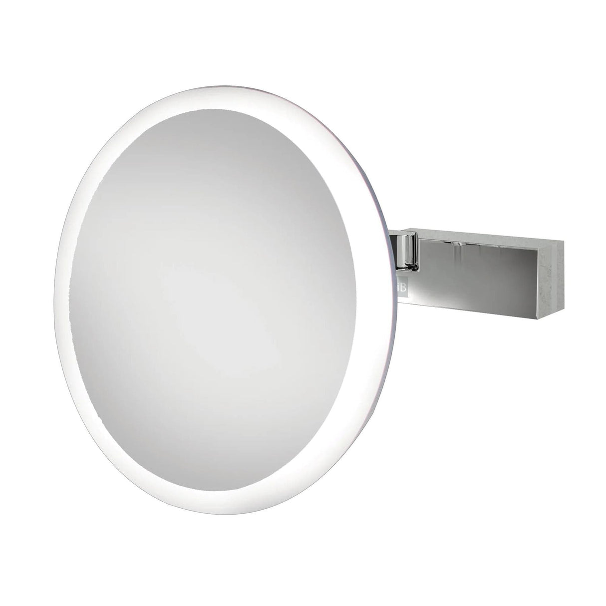 HiB Cosmetic and Shaving Mirror HiB Cirque Illuminated Magnifying Bathroom Mirror