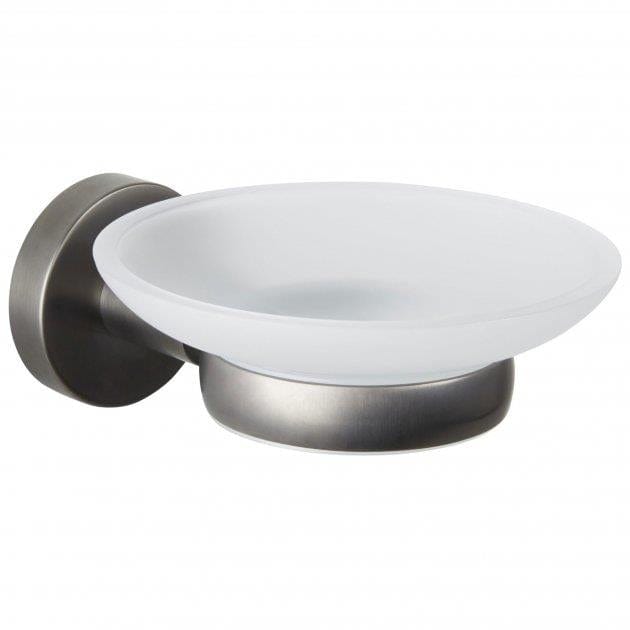 JTP Soap Dish Brushed Black JTP VOS Wall Mounted Soap Dish