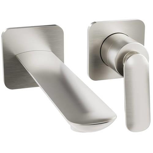 Clearwater Wall Mounted Basin Tap Clearwater Huck Wall Mounted 2 Hole Basin Mixer Tap