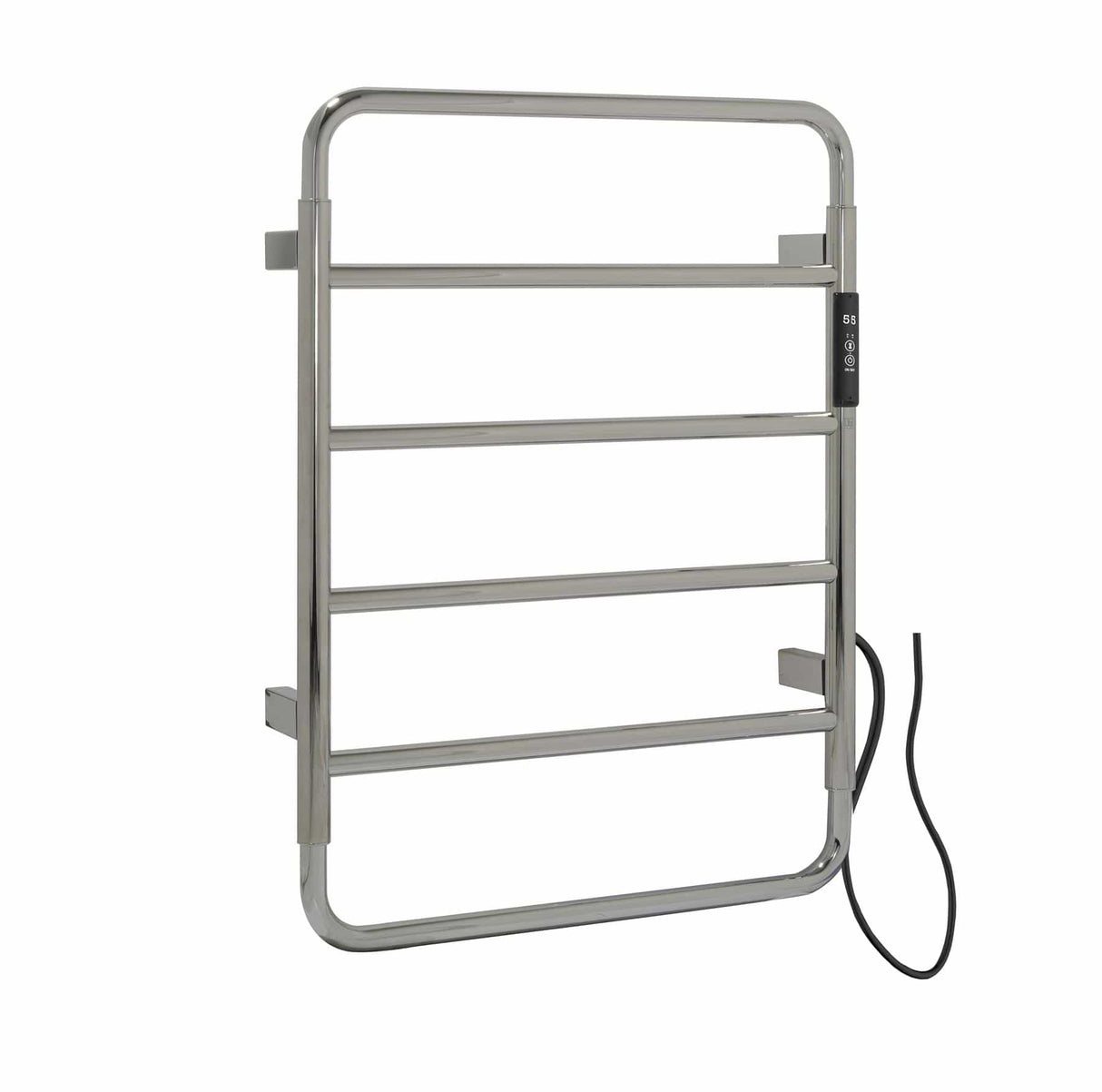 JTP Designer Towel Radiator 640 x 475 / Chrome JTP AERO Designer Vertical Heated Towel Rail - Electric Only