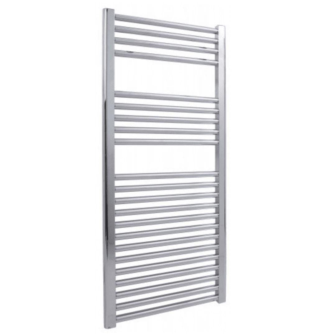 Vogue Ladder Rails Vogue Focus Straight Towel Rail - 1200 x 500mm - Central Heating - Chrome
