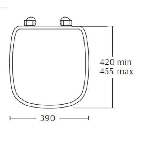 Imperial Toilet Seat Imperial Radcliffe Solid Wood Painted Toilet Seat with Soft Close Hinges