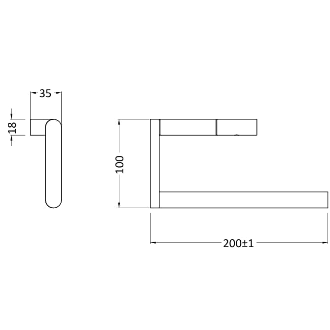 Crosswater Towel Rails and Rings Crosswater MPRO Towel Ring