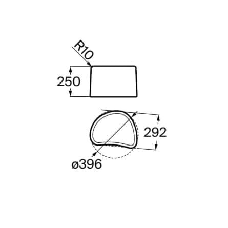 Roca Bath Accessories Roca Ohtake Bath Step