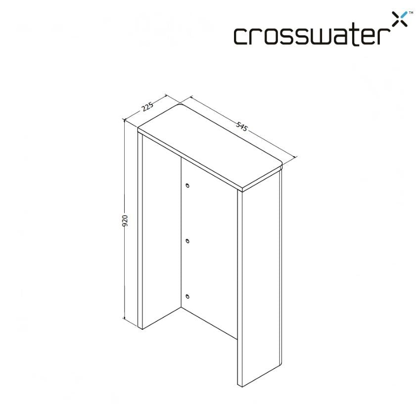 Crosswater WC Unit - 545mm Wide