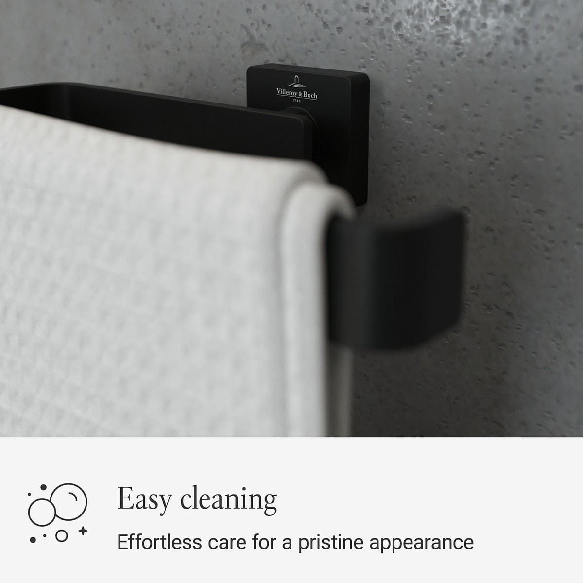 Villeroy & Boch Towel Rails and Rings Villeroy & Boch Elements - Striking Towel Rail