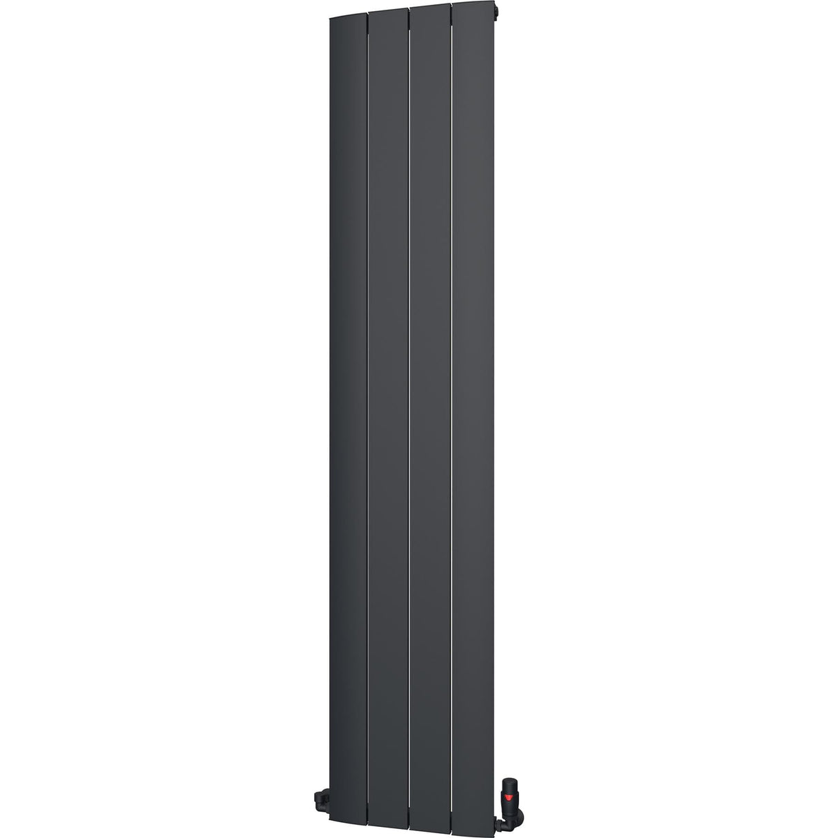 Aquarius Bathrooms Panel Radiator 1800 x375mm / Black Aquarius Maxx Vertical Panel Radiator