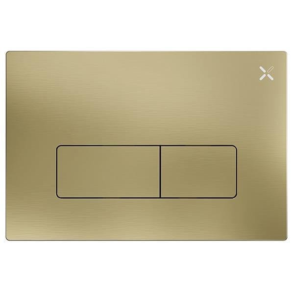 Crosswater Flush Plate Brushed Brass Crosswater MPRO Flush Plate
