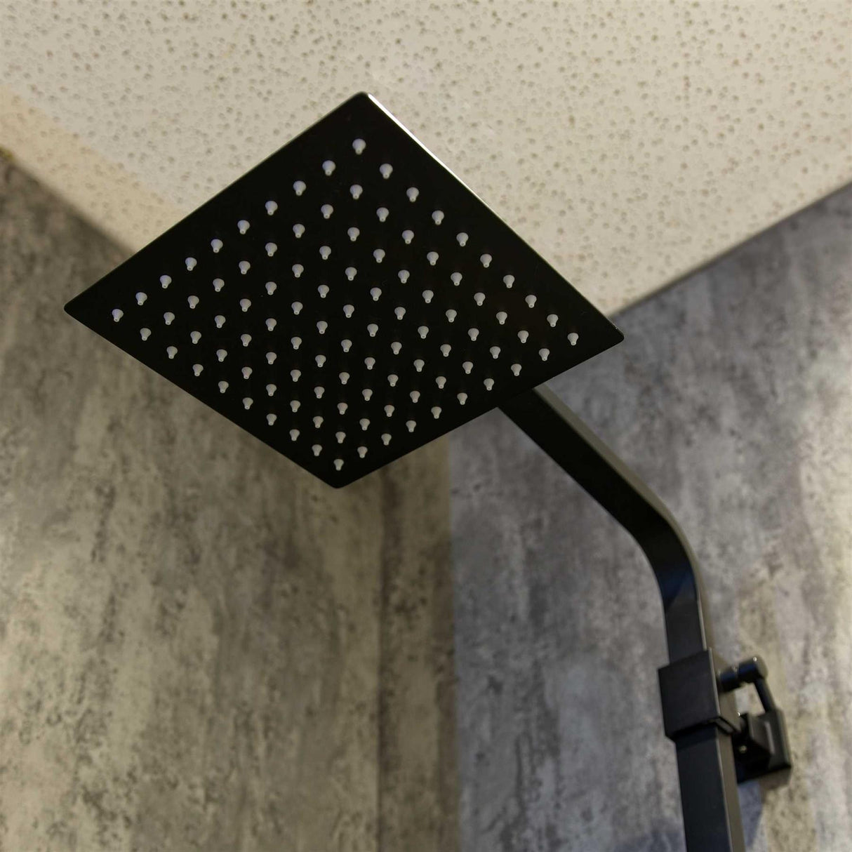 Aquarius RainLux Cool Touch Adjustable Square Exposed Shower Valve and Kit