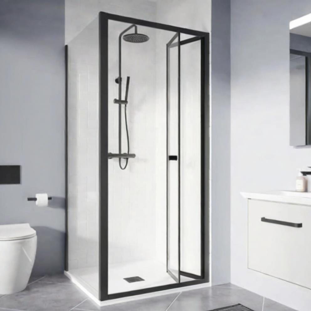Crosswater Bi-Fold Shower Door Crosswater Clear 6 Bifold Shower Door