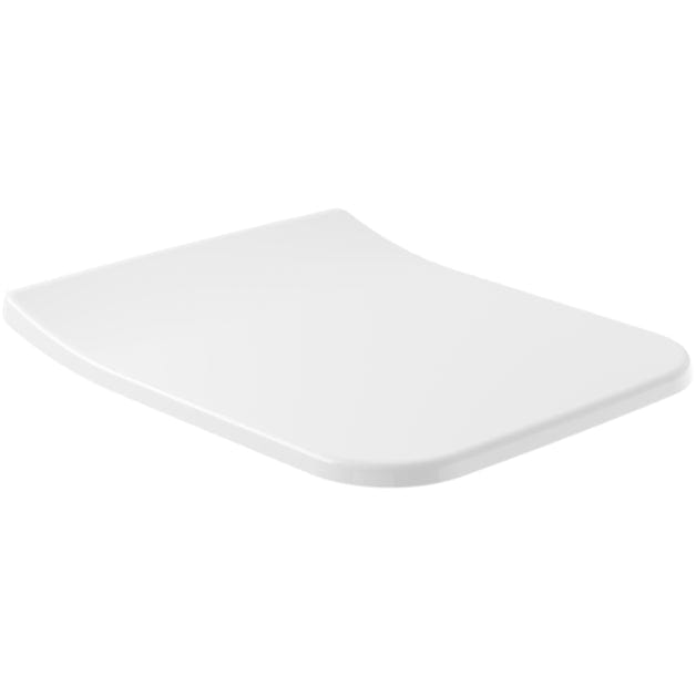 Villeroy & Boch Toilet Seat Villeroy & Boch Venticello Soft Close Slim Wrapover Toilet Seat with QuickRelease in White Alpin