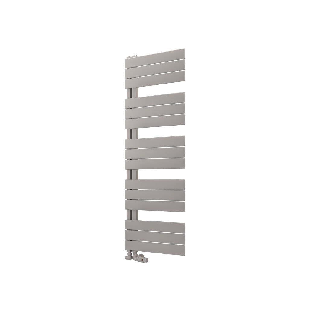 Eastbrook Designer Towel Radiator 1400 x 500 / Central Heating Eastbrook Helmsley Straight Vertical Designer Towel Rail in Matt Grey