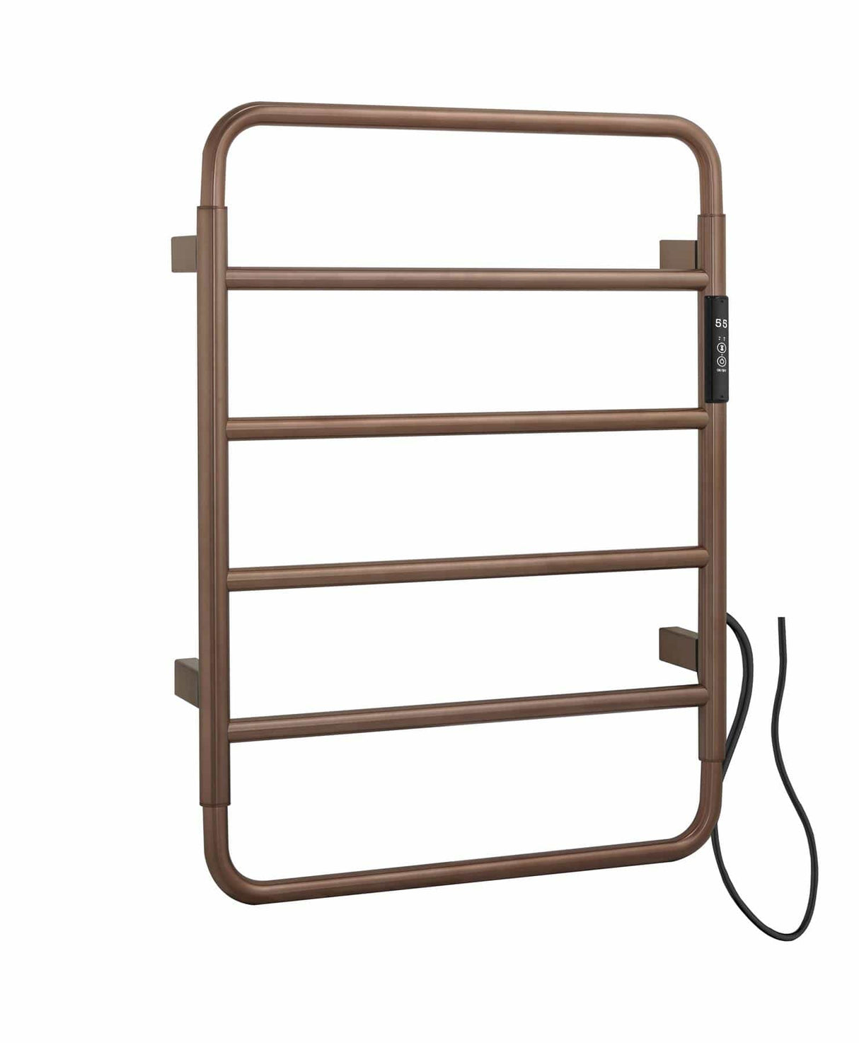 JTP Designer Towel Radiator 640 x 475 / Brushed Bronze JTP AERO Designer Vertical Heated Towel Rail - Electric Only