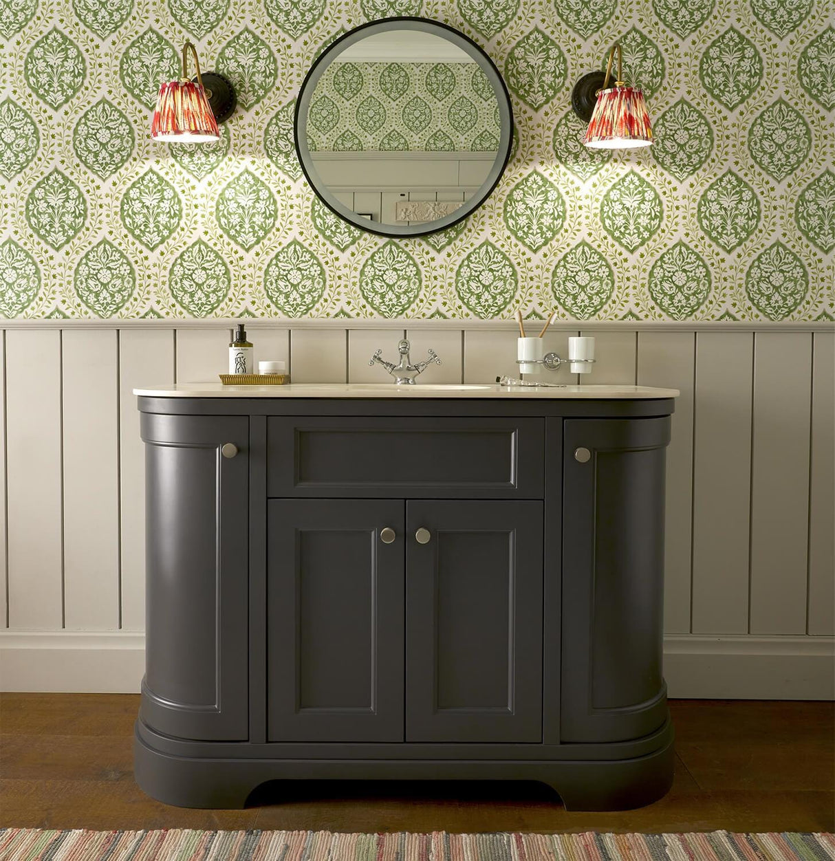 Heritage Illuminated Mirror Heritage Newick Illuminated Circular Mirror with Demister