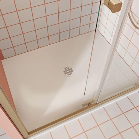 Crosswater Rectangle Shower Tray Crosswater Creo Rectangle 25mm Stone Resin Shower Tray with Waste