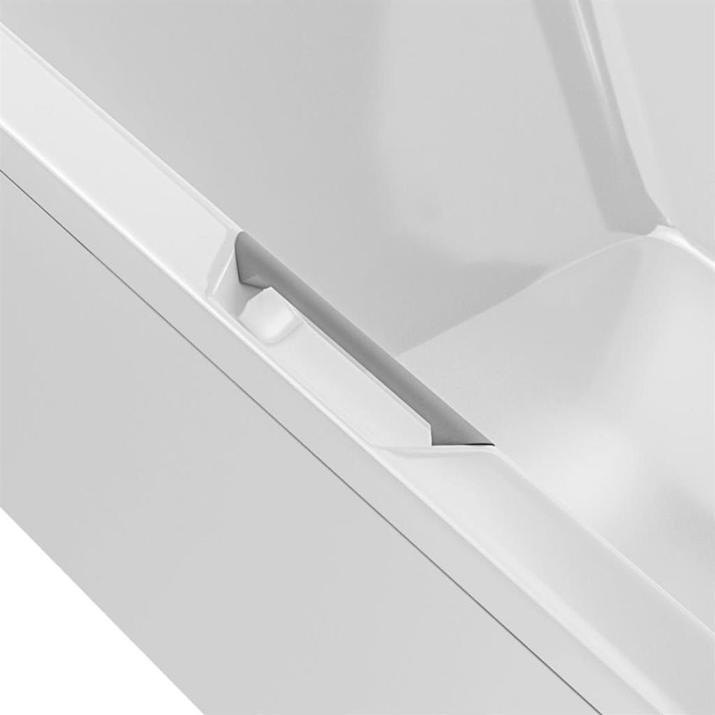 Eastbrook Bath Accessories Matt Grey Eastbrook Portland Single Hand Grip