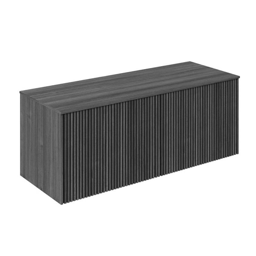 Crosswater Wall Mounted Vanity Unit Steelwood / 1200mm Crosswater Limit Double Drawer Vanity Unit with Worktop