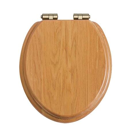 Heritage Soft Close Wooden Toilet Seat