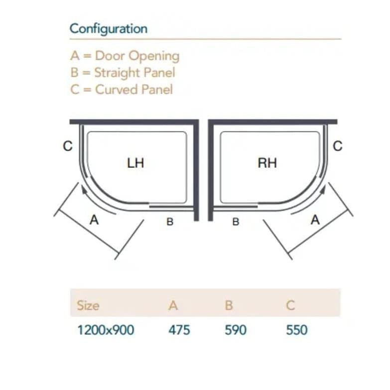 Merlyn Quadrant Shower Enclosure Merlyn Ionic Essence Frameless 8mm 1 Door Offset Quadrant Shower Enclosure