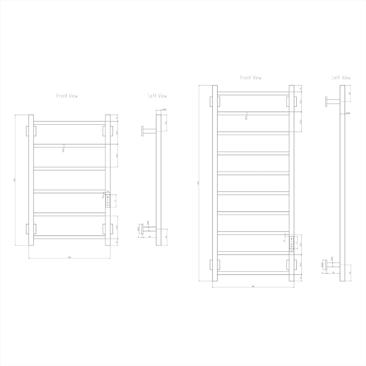 Reina Designer Towel Radiator Reina Velino Dry Electric Designer Towel Radiator