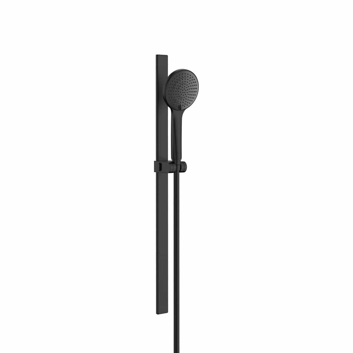 Roca Shower Riser Rail Matt Black Roca Sensum 3 Function Shower Handset and Slide Rail Kit