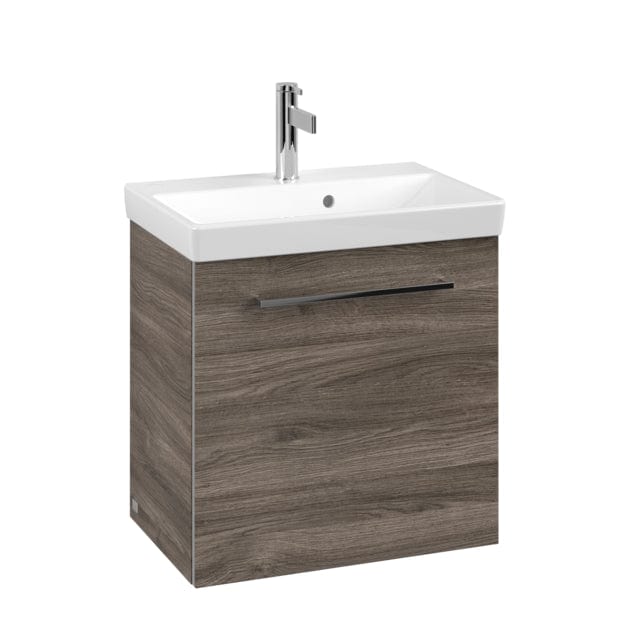 Villeroy & Boch Wall Mounted Vanity Unit Villeroy & Boch Avento Wall Hung Vanity Unit 530mm One Door with Basin