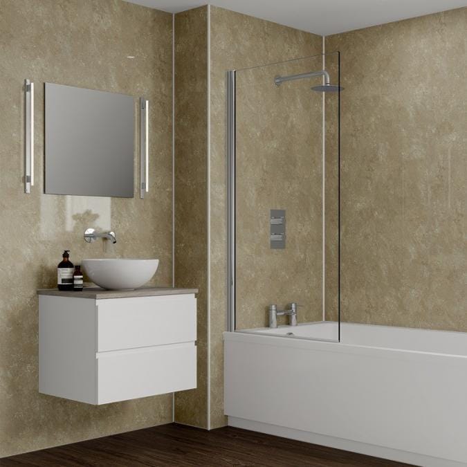 Multipanel Wall Panel Multipanel Classic Wall Panel in Travertine