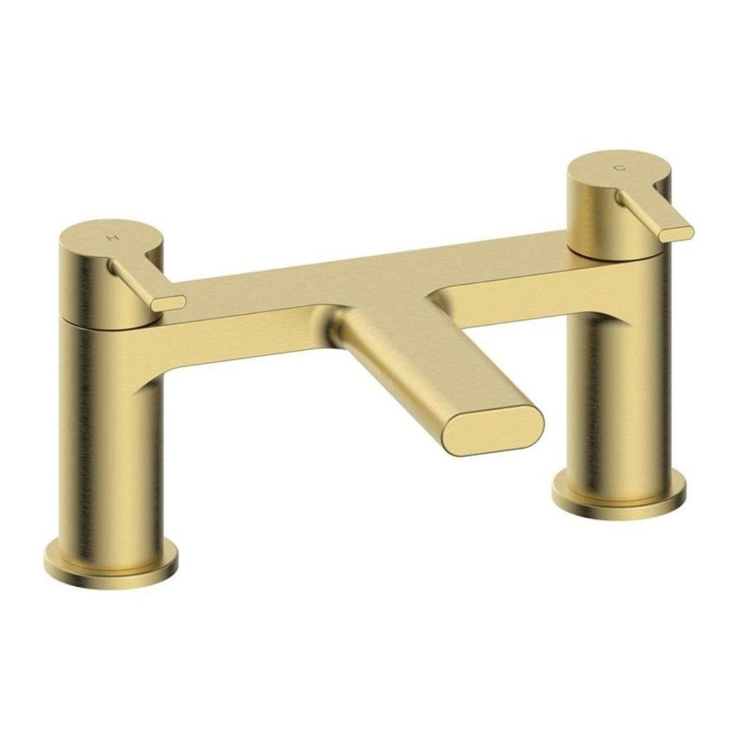 Aquarius Bath Mixer Brushed Brass Aquarius Evolution Bath Filler Mixer Tap