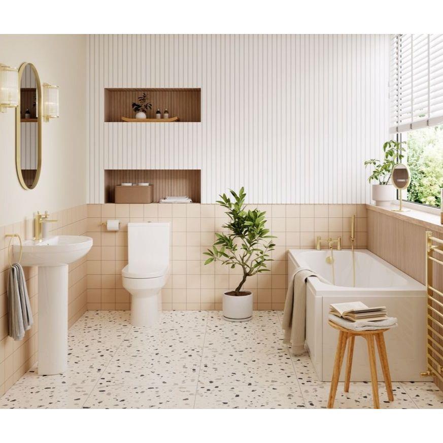 Aquarius Urbano Complete Premium Bath Suite (with Single Ended 1700mm Bath)