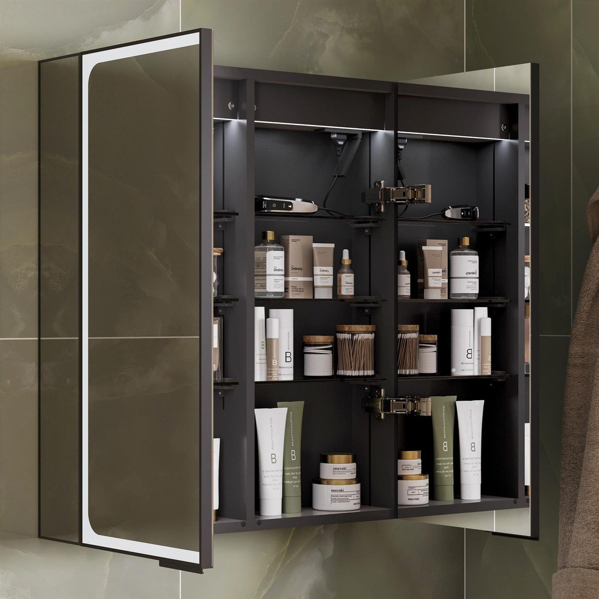 HiB Mirrored Cabinet HiB Euna LED Mirror Cabinet