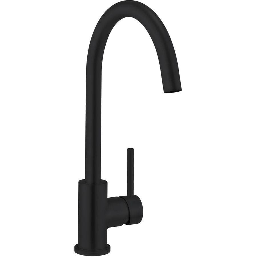 Crosswater Kitchen Tap Matt Black Crosswater MPRO Side Lever Kitchen Tap