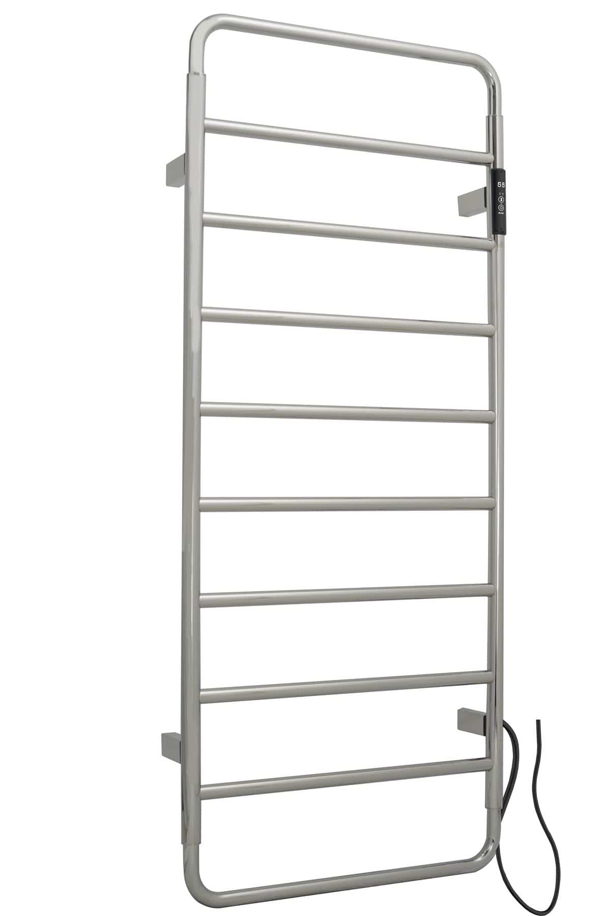 JTP Designer Towel Radiator 1130 x 475 / Stainless Steel JTP AERO Designer Vertical Heated Towel Rail - Electric Only