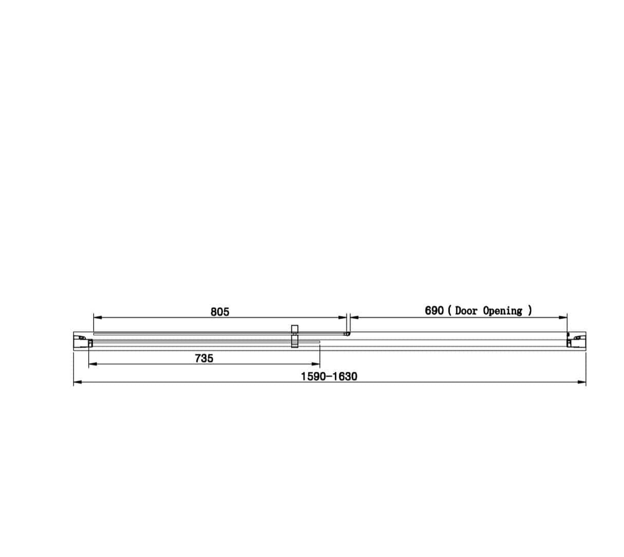 Eastbrook Vantage 2000 Sliding Shower Door