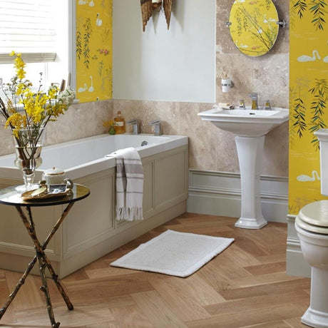 Heritage Standard Acrylic Bath Heritage Blenheim Acrylic Single Ended Fitted Bath - 1700 x 700mm