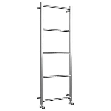 Vogue Ladder Rail 1200 x 500 / Central Heating Vogue Galaxy Straight Heated Towel Rail in Polished Stainless Steel