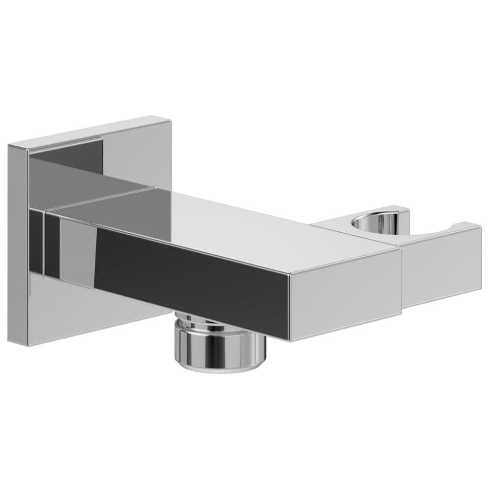Villeroy & Boch Shower Brackets and Outlets Chrome Villeroy & Boch Universal Square Wall Outlet and Hand Shower Holder