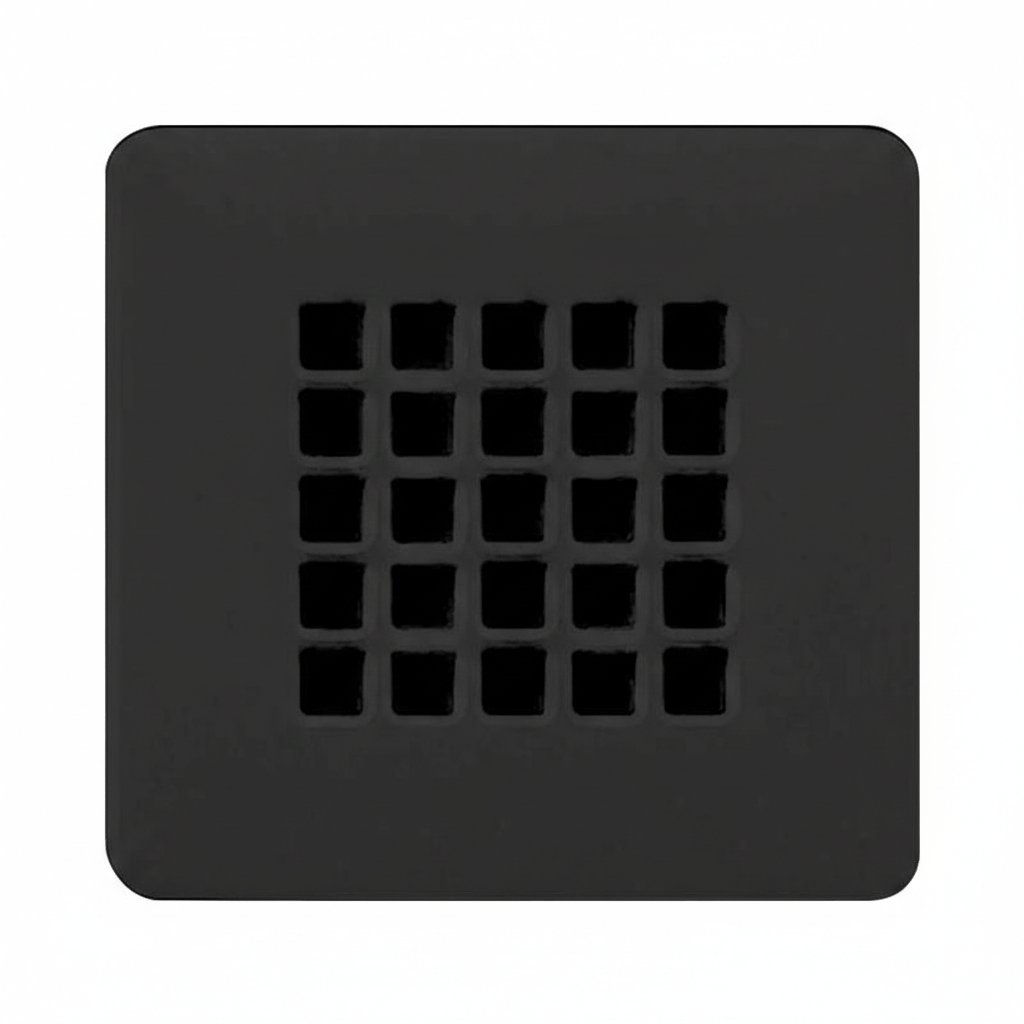 Aquarius Bathrooms Matt Black Aquarius Honiston Colour Matched Shower Waste Grid