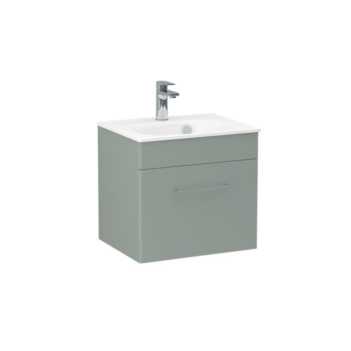 Imex Wall Mounted Vanity Unit Imex Croma Wall Mounted Single Drawer 500mm Vanity Unit with 1 Tap Hole Basin
