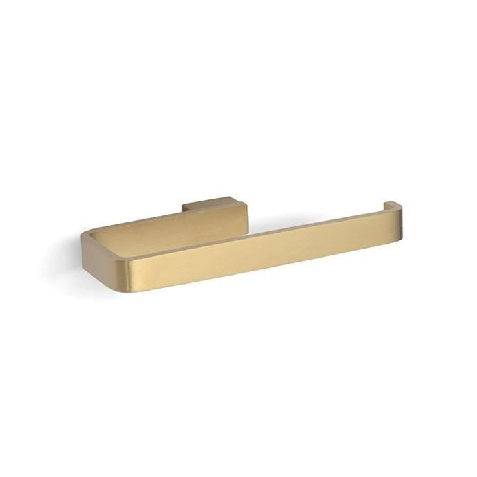 HiB Towel Rails and Rings Brushed Brass HiB Atto Towel Ring