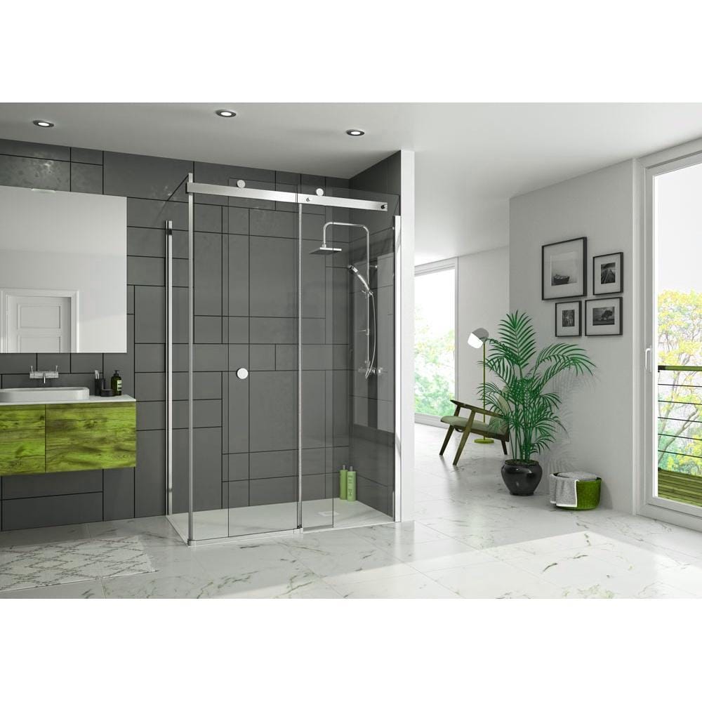Merlyn Slding Shower Door Merlyn Series 10 Sliding Shower Shower Door in Chrome