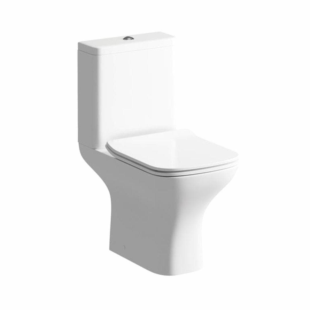 Aquarius Bathrooms Suites Aquarius Sophie 605mm Wall Hung Vanity Unit, Close Coupled Toilet, Tap and Fittings Bundle