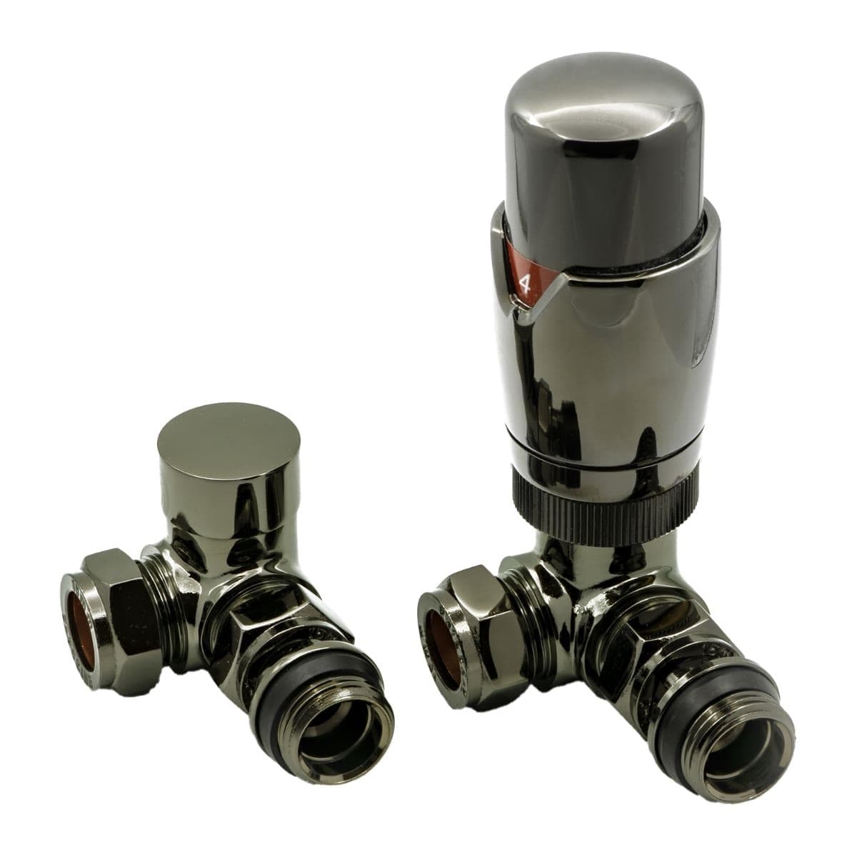 Reina Radiator Valve Oiled Bronze Reina Modal Thermostatic Corner Radiator Valves