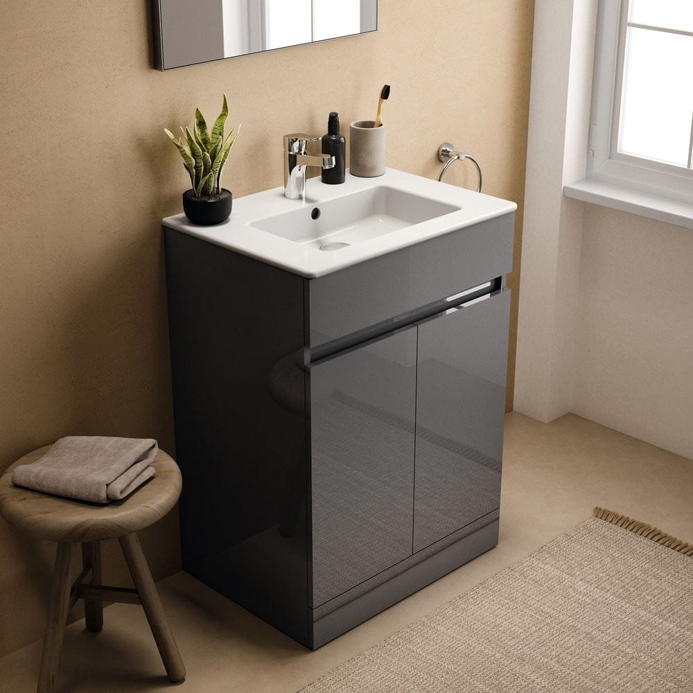 Ideal Standard Floor Standing Vanity Unit Ideal Standard Eurovit+ 600mm Floor Standing Vanity Unit
