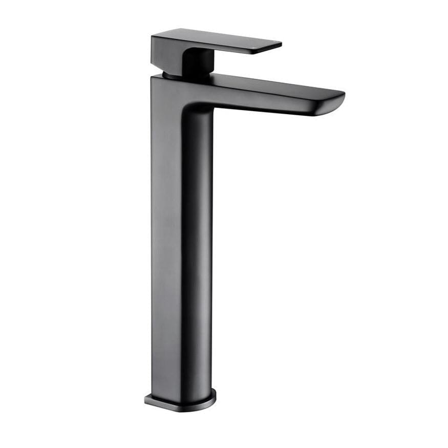 Aquarius Tall Basin Tap Matt Black Aquarius Hydro Tall Mono Basin Mixer Tap