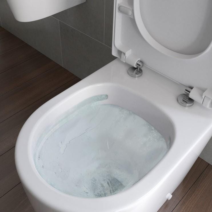 Aquarius Bathrooms Wall Hung Toilet Aquarius Emma Rimless Wall Hung Toilet with Soft Close Seat